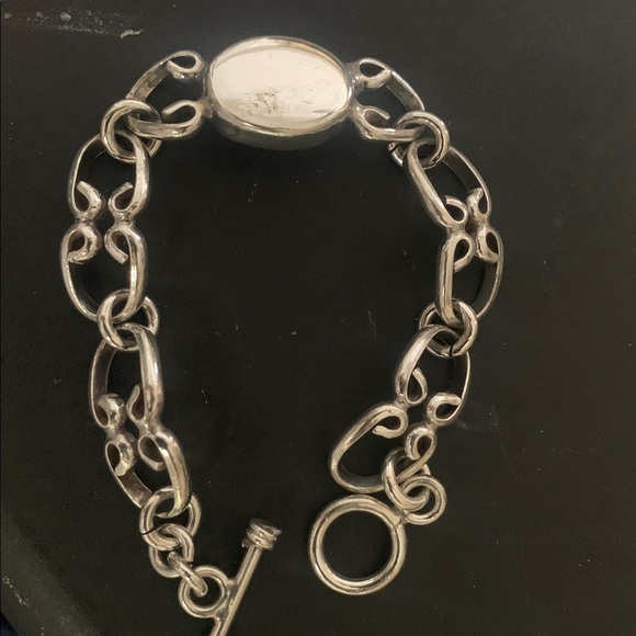 Jewelry - 925 Silver Heart Vinelink ENGRAVEABLE SIGNET bracelet